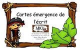 Cartes émergence de l'écrit thème pirate