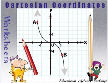 Preview of Cartesian Coordinates Worksheets