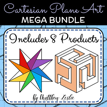 Preview of Cartesian Plane Art - Mega Bundle (Growing Bundle)