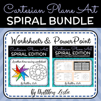 Preview of Cartesian Plane Art - Spiral Edition Bundle