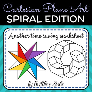 Preview of Cartesian Plane Art – Spiral Edition