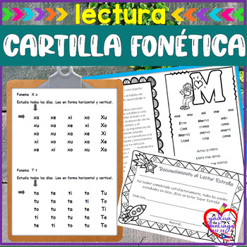Preview of Cartilla Fonética/Reading Spanish Practice 