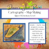 Preview of Cartography - Map Making - Upper Elementary Art lesson plan