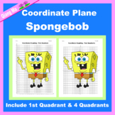 Cartoon Character Coordinate Plane Graphing Picture: Spongebob