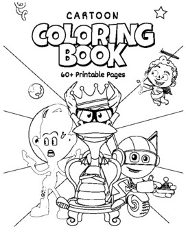 Preview of Cartoon Coloring Book