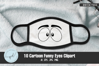 funny cartoon eyes clip art