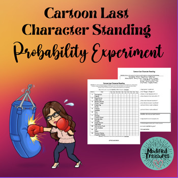 Preview of Cartoon Last Character Standing Probability Experiment (Best Selling)