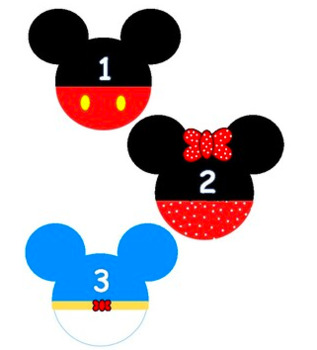 disney number cards teaching resources teachers pay teachers