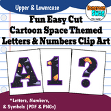 Cartoon Space Theme Fun Easy Cut Bulletin Board Letters an