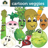 Cartoon Vegetables Clip Art