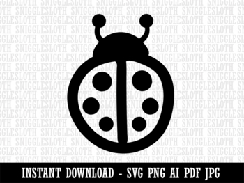 Free Ladybug SVG, PNG Icon, Symbol. Download Image.