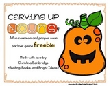 Carving Up Nouns - Common and Proper Noun Halloween Freebie!