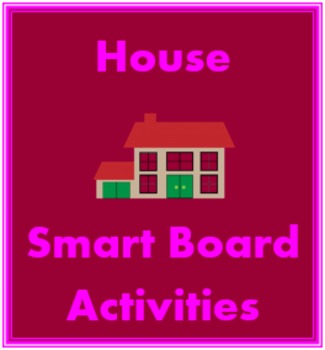 Preview of Casa (House in Italian) Smartboard Activities