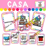Casa - Tarjetas de vocabulario - Colour me Confetti