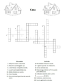 Casa cruciverba in italiano ('House' crossword in Italian)