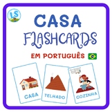 Casa em Português - Flashcards - House in Portuguese