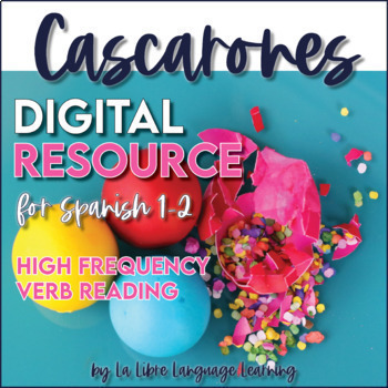 Preview of Cascarones Activity for Google Classroom™ | Spanish 1 Spring Easter Vocabulary