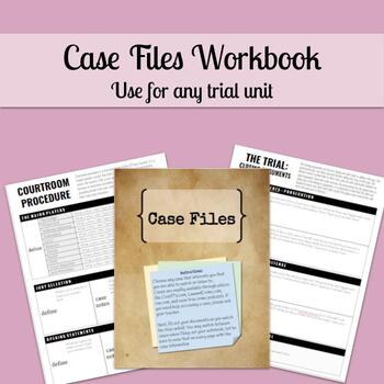 Preview of Case Files Workbook: A Trial Companion (Distance Learning Friendly)