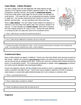 Digestive Case Study Worksheets Teaching Resources Tpt