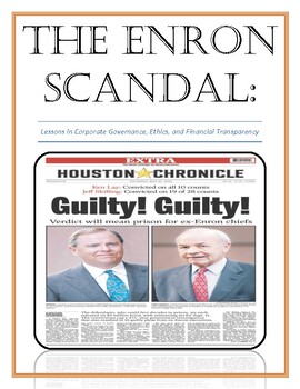 Preview of Case Study: Enron Scandal Lesson in Governance Ethics and Financial Transparency