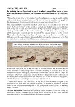 Preview of Case Study: Environmental Effects of Aral Sea (Topic 5.10)