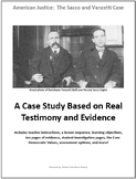 Case Study: The Sacco and Vanzetti Trial