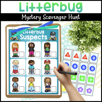 Preview of Case of the Litterbug Mystery Scavenger Hunt