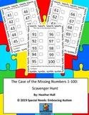 Case of the Missing Numbers 1-100: Scavenger Hunt