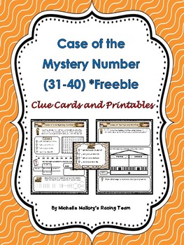 Preview of Case of the Mystery Number (31-40) *Freebie Number 36