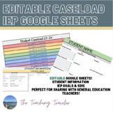 Caseload/IEP Information