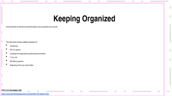 Preview of Caseload Management & IEP Organization