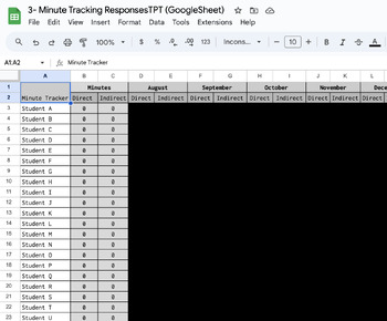 Preview of Caseload Minute Tracking