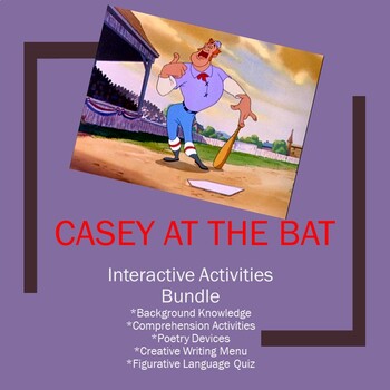 Preview of Casey at the Bat Interactive Activities