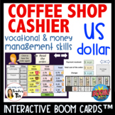 Cashier work in coffee shop Vocational Skills Money Manage