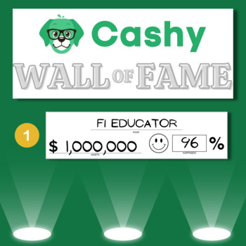 Preview of Cashy Game Wall of Fame | Classroom Leaderboard Display