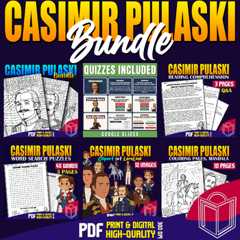 Preview of Casimir Pulaski Learning Bundle: Engaging Resources for Classroom Exploration