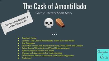 Preview of Literary: Cask of Amontillado Lesson & Activities