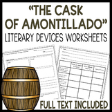 Cask of Amontillado Activities and Worksheets