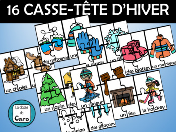 Casse-tête d'hiver - Imprimable  - (French - FSL)