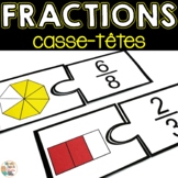 Casse-tête de FRACTIONS  (en français - French Fractions) 