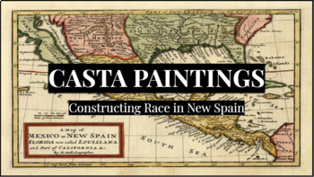 Preview of Casta Painting Analysis Bundle