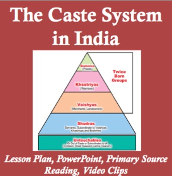 Preview of Caste System in India Lesson Plan