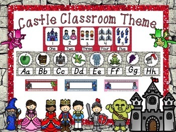 Fairytale Castle Classroom Decorations Pack By Cactus Classroom Creations