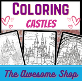 Castle Coloring Pages For Middle School