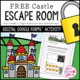 Castle Digital Escape Room 2-Digit Addition and Subtractio