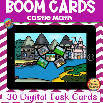 Preview of Castle Math BOOM Cards Digital Task Cards