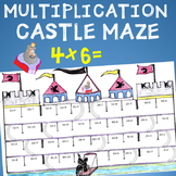 Castle Multiplication Math Activity: Castle Multiplication Maze