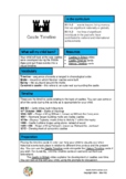 Castle Timeline Lesson Plan