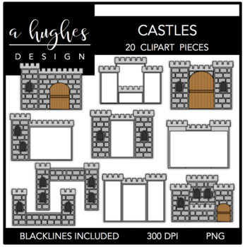 Preview of Castles Clipart
