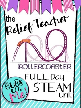 Preview of Distance Learning: FULL day STEM unit: Rollercoasters. Years K-3
